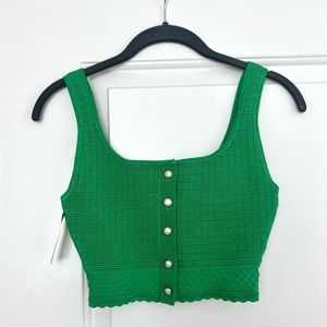 Aritzia Babaton Sculpt Knit Crop Top